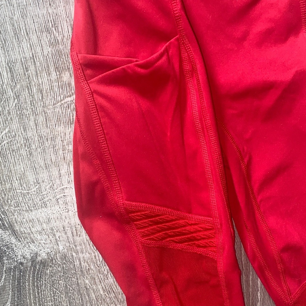 Fabletics Red Leggings - Picture 3 of 4